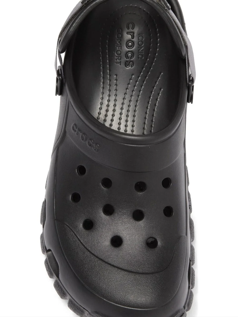Crocs Off-Road Sport Clog All-Terrain Black Men’s 8/Womens 10